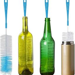 PARNAIRA Plastic Bottle Cleaning Brush Long Handle Bottle Cleaner Brush for Baby Feeding Bottle Water Glass Cleaning Brush, 16 Inch-image-80