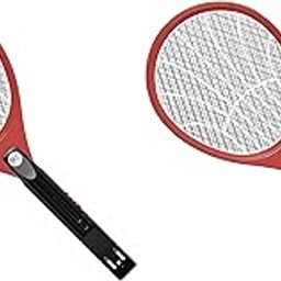 GIGA WATTS with GW Attack Mosquito Racket Electric Insect Handheld Fly Swatter Rechargeable 500mAh Battery Bugs Trap Bat for Indoor Home Outdoor with 6-Months Warranty (Pack of 2)-image-27