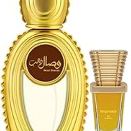 Ajmal Wisal Dhahab EDP Fruity Floral Perfume 50ml for Men and Impress Concentrated Perfume Oil Citrus Alcohol-free Attar 10ml for Men FREE-image-32