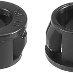 uxcell Hold Plugs,20pcs 13mm Mounted Dia Snap in Cable Hose Bushing Grommet Protector Black-picture-24