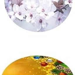 MERISHOPP® 2pcs Non-Slip 3D Digital Printing Tablecloth Table Cover for Round Table|Home & Garden | Kitchen, Dining & Bar | Linens & Textiles | Tablecloths-image-14