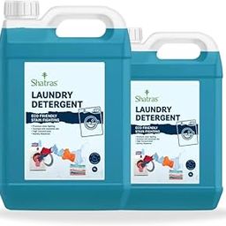 Shatras Eco-friendly Lavender Liquid Detergent For all Types Of Clothes, Contain Natural Ingredients, Suitable for all types of washing machine, Long Lasting(Pack Of 2)-30