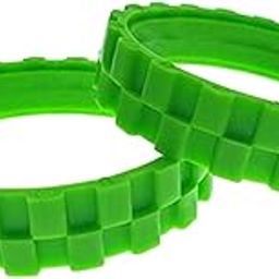 UJEAVETTE 2X Tires Wheels Series for 500, 600,700, 800 900, E5,I7+, S9, 676 980 Green-image-4
