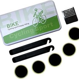 MERISHOPP® Bike Tire Patch Kit Puncture Patches Portable Repairing Tool Repair Tool Set|Sporting Goods | Cycling | Bicycle Maintenance & Tools | Tools-image-5