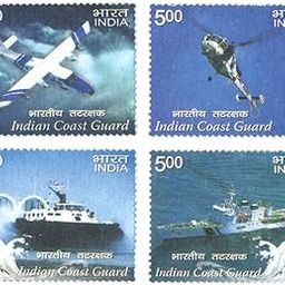India Postage 2008 - Indian Coast Guard - Set of 4 Postage Stamps Mint Never Hinged-30
