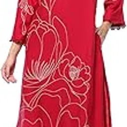 biba Women Rayon Floral Printed Straight Kurta Set-picture-36