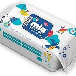 Mia Baby Wet Wipes with Label, 80 Pcs-20