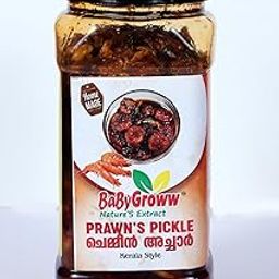 BabyGroww Prawn'S Pickle Home Made 400Gm | Kerala Style | Home Made Pickle By Amma | Ready To Eat | Best In Taste | Non Veg Pickle | 100% Natural | TASTES OF GOD's OWN COUNTRY.-image-42
