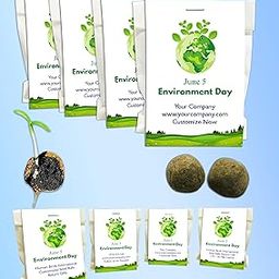 Human Birds International Customizable Seed Balls Return Gift Package for World Environment Day | 2 Seed Balls Per Pouch | Pack of 100 Packets (Karungali/Cutch Seed Balls)-image-82