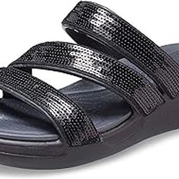 Women's Boca Sequin Strappy Wedge Sandal-image-71