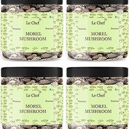 Le Chef Sundried Kashmiri Morel Mushrooms | Kanne GucchiGuchhi Mashrum | Dried Black Morchella | Rich in Vitamin D, Good Antioxidant & Helps in Weight Loss 30 gm x 4 | Combo Pack of 4-image-60