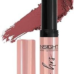 INSIGHT Cosmetics 24 Hrs Non Transfer Matte Lipstick, Matte Finish, Lightweight Lipstick, Transferproof For 24Hrs, Nourishes Lips & Great For Water-Proof, Toxic Free & Vegan, 8- Stay Basic-29