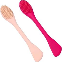 KAYI 2 In 1 Silicone Face Mask Brush Double-head, Soft Face Mask, Facial Cleansing Brush and pore cleaner For Women (Pack Of 2)-picture-38