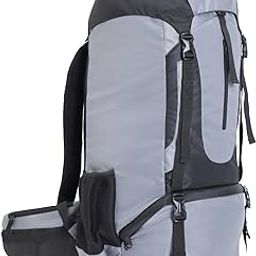 Cult 80 Litre Travel Backpack | Camping Hiking | Trekking Bag Rucksack with Rain Cover, Shoe Compartment | Grey | 1 Year Warranty-image-49