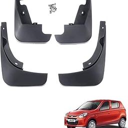 Kozdiko Car O.E Type Custom Fit Front and Rear Mud Flap Guard Compatible for Maruti Suzuki Alto 800-image-69