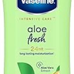 Vaseline Intensive Care, Aloe Fresh Hydrating Body Lotion, 400 ml, for Fresh, Hydrated Skin, with 100% Pure Aloe Vera Extract, for Dry, Rough Skin, for Men & Women-19