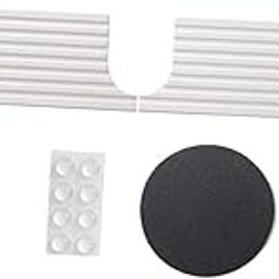 UJEAVETTE Splash Guard Sink Tray Home Nonslip Draining Mat Faucet Mat for Kitchen Sink White 60x10cm-picture-20