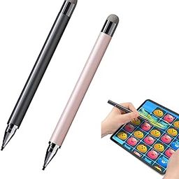 Homeaura Universal Stylus Pen for Android, Tablet, iPad, iPhone, 2 Pack (Black, Rose Gold) | Touch Screen Pen with Fine Point Disc Tip & Magnetic Cap-13