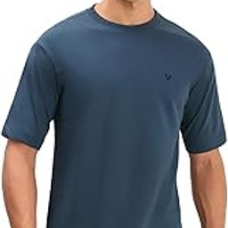 Men Cotton Regular Fit Solid Crew Neck T-Shirt-image-34