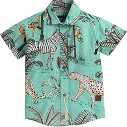 Boys Half Sleeve Shirt – Soft Cotton Button-Down Shirt for Casual Lightweight & Comfortable-image-65