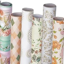 KOSY Multicolor Gift Wrapping Paper Sheet | Size 75x50cm | Decorative Gift Wrap for Birthday, Wedding, Festival, Craft & DIY | Fancy Recyclable Gift Packing Paper Sheets (Multi-4, Pack of 12)-image-44