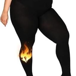 Thick Fur Lined Warm Slim Fit Women Winter Thermal Soft Fleece Legging Plus Size Pack of 1-image-55
