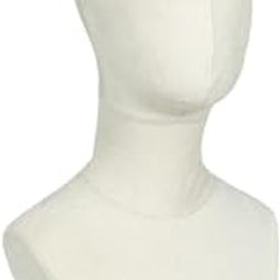 SECRET DESIRE Wig Display Model Head Necklace Display Stand Mannequin Head for Hat Wig Cap White|Makeup Box For Storage|Make Up, Cosmetic, Skincare Organiser For Women|-image-35