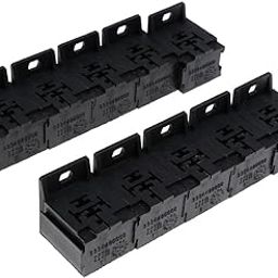 CALANDIS® 10 Sets Car Truck 30A-80A 5 Pin Relay Connector Socket with 6.3Mm Terminals-24