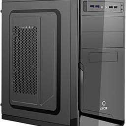 Circle Elan Desktop Cabinet with SMPS (Black)-picture-12