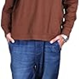 Men Brown Colour Full Selev Tshirt+Jeans-image-8