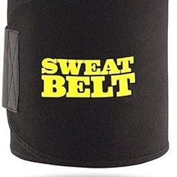 B44 Lycra-Spandex Sweat Waist Fat Burner Body Slimming Belt (Black)-image-8