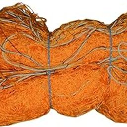 Triumph Kay Kay Nylon Box Type Extra Thick All Double Football Goal Net (Orange)-picture-5