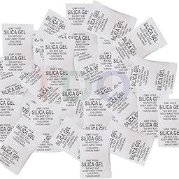 TDO Silica Gel Packets 200 pcs (Each 2 Gram) For Moisture absorbents Dehumidifier Silica Gel Bags for Moisture Room, Cupboard, Kitchen, Shoe,Wardrobe, Car,Camera, Lenses White-image-50