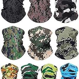 TENDSY Unisex Motorcycle Riding Bandana, Headband, Head Wrap, UV resistant, Biker Face Mask (Pack of 10 Pcs)-image-28