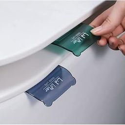 vietnam Pack of 2 Toilet Seat Handle Lifter, Toilet Seat Handles, Toilet Lid Decals, Avoid in Direct Contact with the Toilet (Multicolor)-image-31