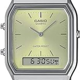 Vintage AQ-230A-9AMQYDF Analog-Digital Green Dial Unisex (AD280)-24