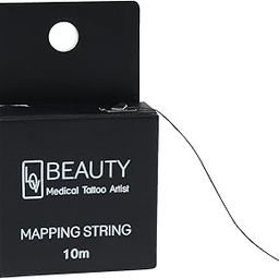 R A Products 10m Thread Eyebrow Marker Thread Brows Point Pre-Inked Mapping String Eyebrow Thread Makeup Pre Inked PMU String (1 Pcs)-image-81