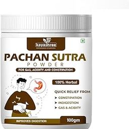 Kayashree Pachan Sutra Powder – Ayurvedic Herbal Blend for Gas, Acidity & Constipation Relief – 100% Natural Digestive Churna – 100 g-image-6