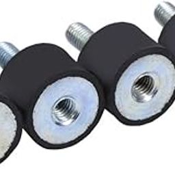 Akozon Rubber Mounts 4x M8 M6 Shock Absorber Anti Vibration Silentblock Bobbins(6mm (M6) / 0.24Inch)-picture-24