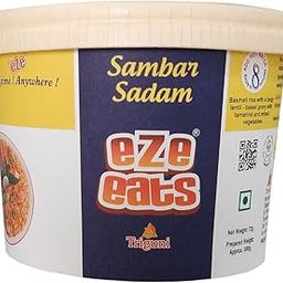 Triguni Eze Eats Sambar Sadam (South Indian Lentils with Rice) (Pack of 2), 74 Gram-image-31