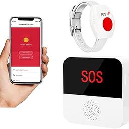 WiFi Caregiver Call Button System Smart App Alert Emergency Call Button Personal Help Alert at Home for Elderly Patients(Supports 2.4GHz WiFi Only)-85