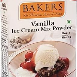 BAKERS Vanilla Ice Cream Powder | 100% Veg | Classic & Delightful | Perfect Dessert Mix | Easy to Make | No Sugar Needed | All-time Favorite | Pack of 6 (100 gm x 6)-image-52
