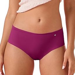 enamor Women's Nylon Classic Solid Hipster Panties (Pack of 1) (PH40_Queen Pink-picture-27
