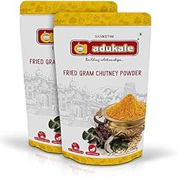 Adukale Friedgram Chutney Powder | South Indian Taste | 200g Pack (Set of 2)-image-79