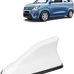 KINGSWAY® Shark Fin Car Antenna Compatible with Maruti Suzuki Wagon R (Year 2019 Onwards), Universal Size Car Radio FM AM, Waterproof ABS Body, Easy Replacement, 1 Piece, White Color-image-26