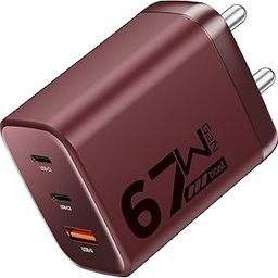 boAt 67W GaN Charger, Ultra-Fast Triple Port Charging with Auto-Detect, GaN Chip Tech, Compact & Lightweight, Heat & Corrosion Resistant, Smart IC Protection(Monarch Red)-image-10