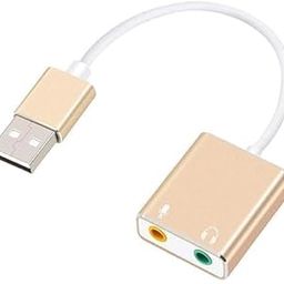 7.1 External USB Sound Card, USB to 3.5mm Jack USB Audio Adapter Earphone Microphone for Computer Laptop PC, Multi-14