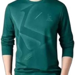 Casual Printed Soft Cotton Stylish Round Neck Hooded Full Sleeve Gym Designer Mens Oversize Combo Tshirt-image-6