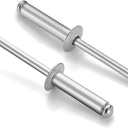 SSF Aluminium Blind Rivet - Metal POP Rivets for Riveting Gun/Riveter machine Pack of 100 Pieces. (1/8" x 1/2")-image-3