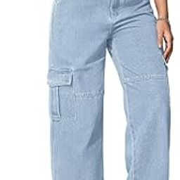 Women Cargo Jeans | Women,s Cargos-Pants | (Women's) Denim Cargo's Pants || Cargo,s for Woman || Oversized-Jeans for Woman's || Loose Jeans Pant for Woman,s-image-10